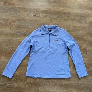Patagonia Micro D 1/4 Zip Fleece | Light Blue | Size Medium